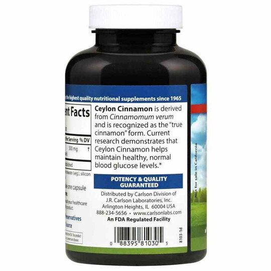 Ceylon Cinnamon Capsules, CL